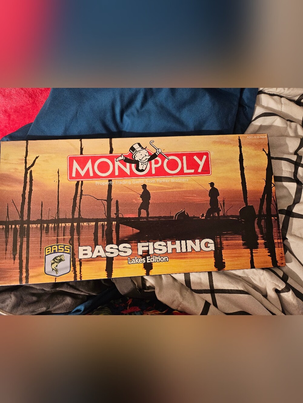 Monopoly Bass Fishing Lakes Edition 2005 Hasbro Used Complete